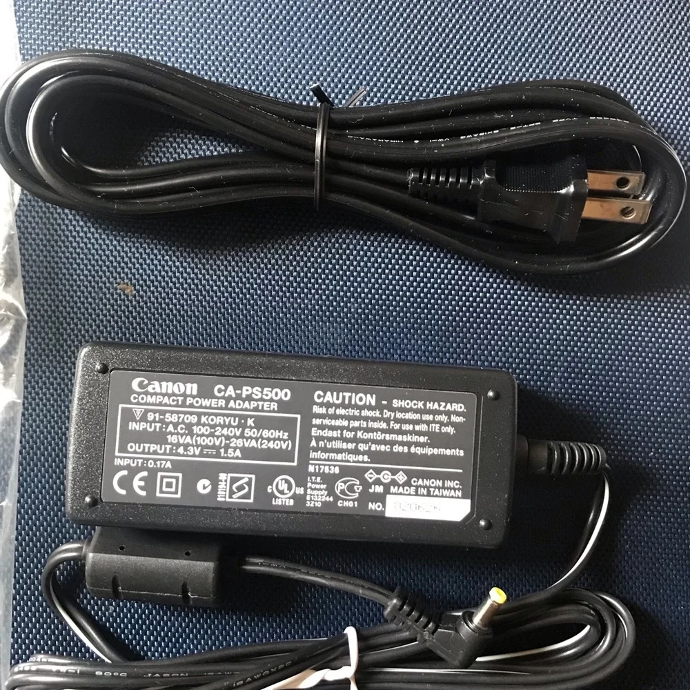 Canon ACK-500 AC Adapter Kit for PowerShot Digital Elph Series In original Box